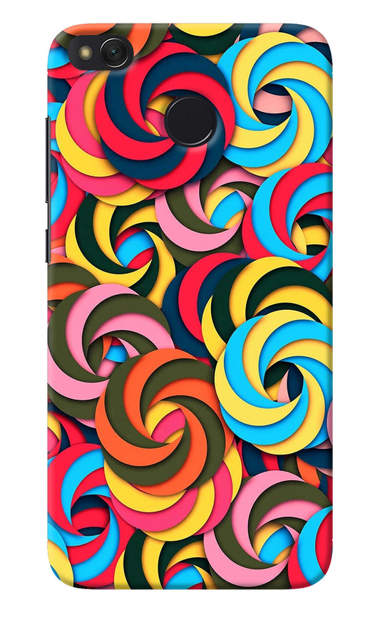 Spiral Pattern Redmi 4 Back Cover