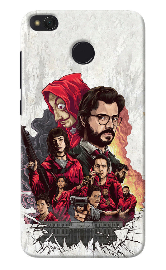 Money Heist Artwork Redmi 4 Back Cover