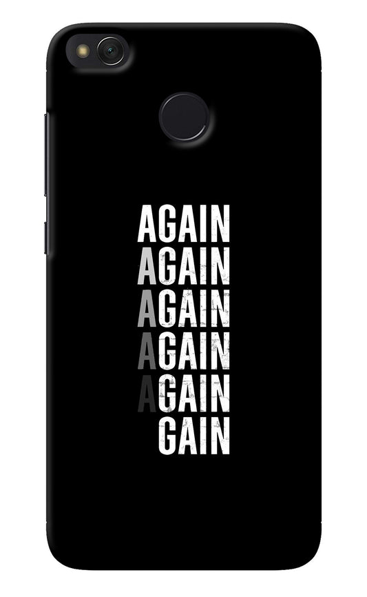 Again Again Gain Redmi 4 Back Cover