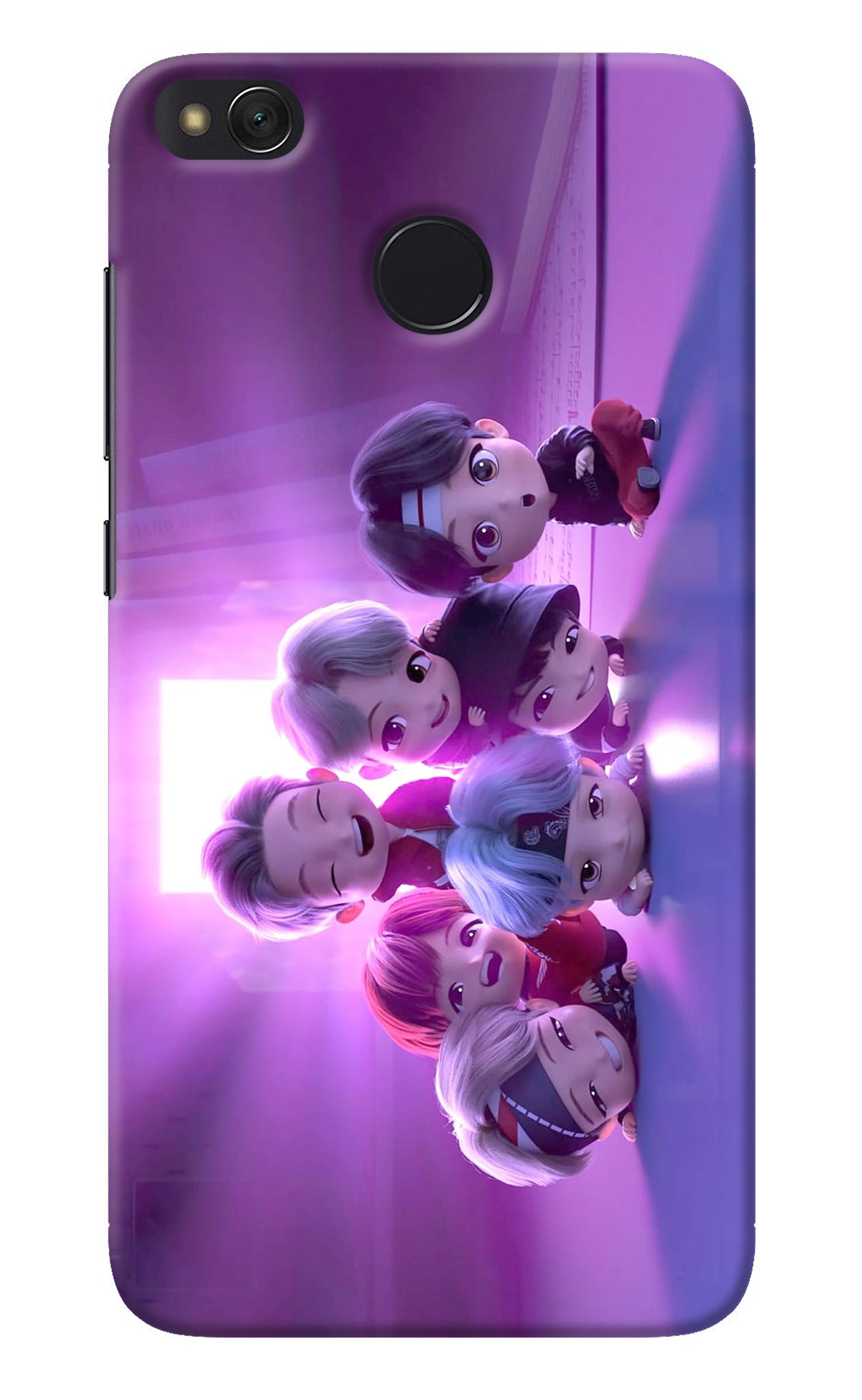 BTS Chibi Redmi 4 Back Cover