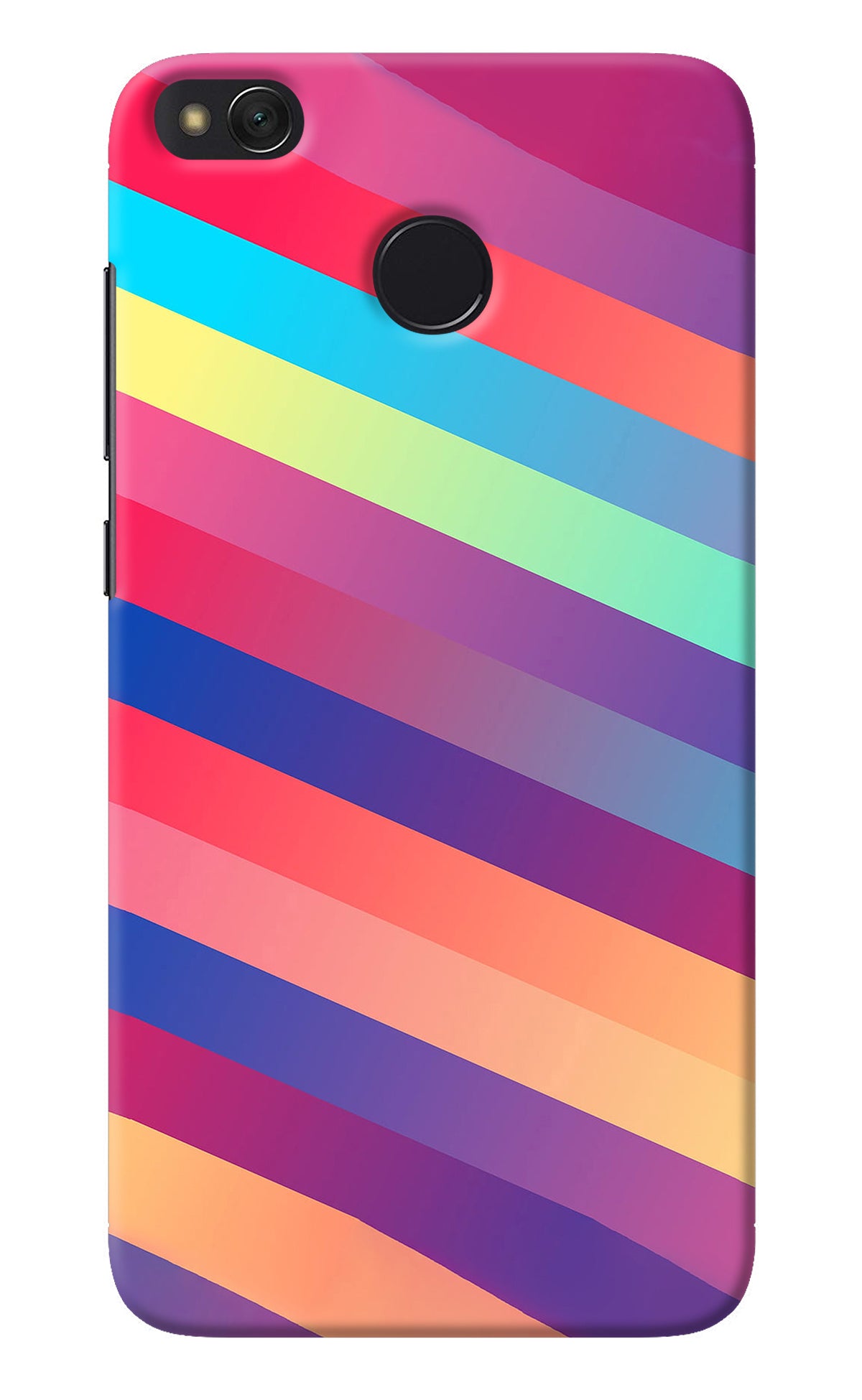 Stripes color Redmi 4 Back Cover