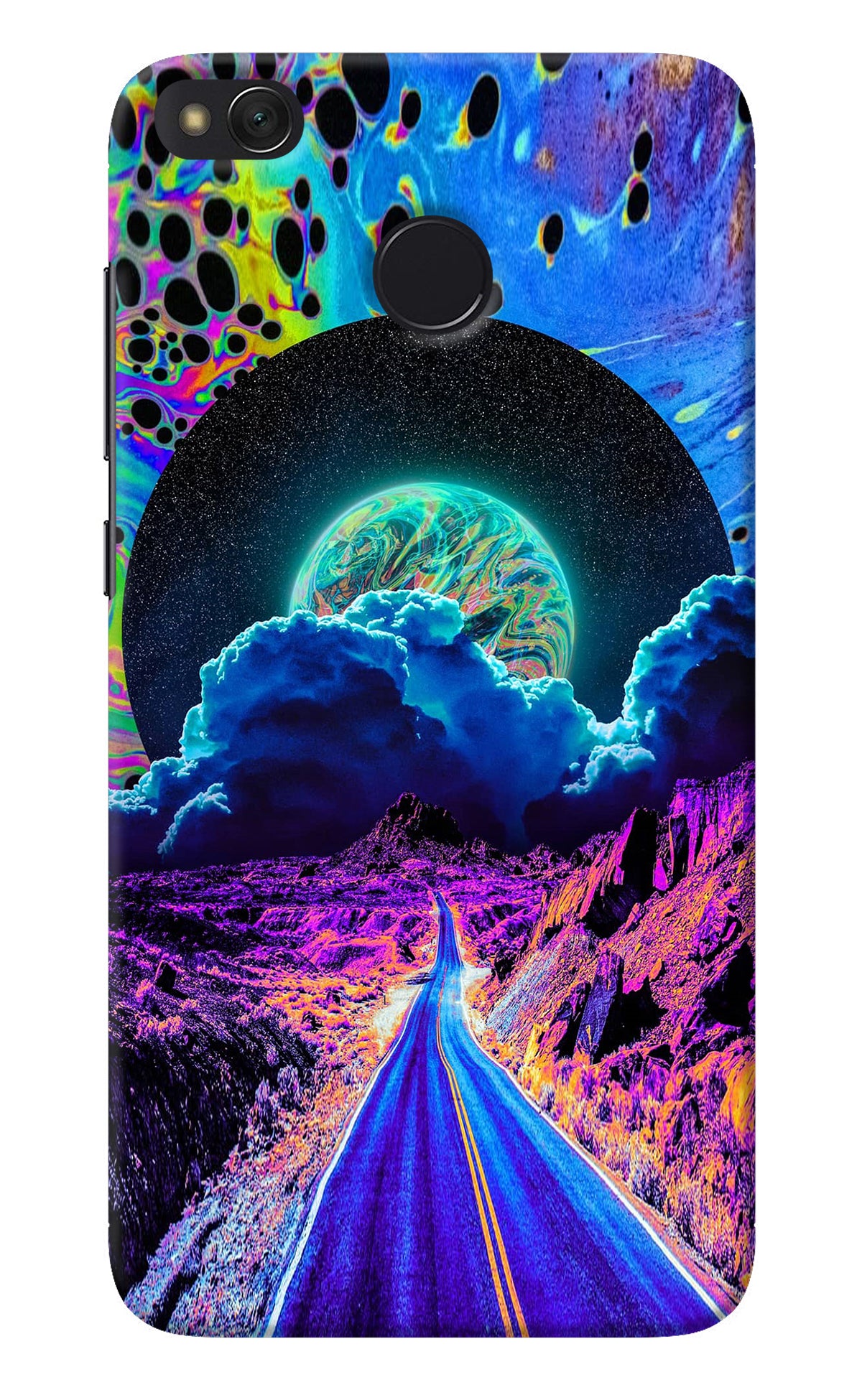 Psychedelic Painting Redmi 4 Back Cover