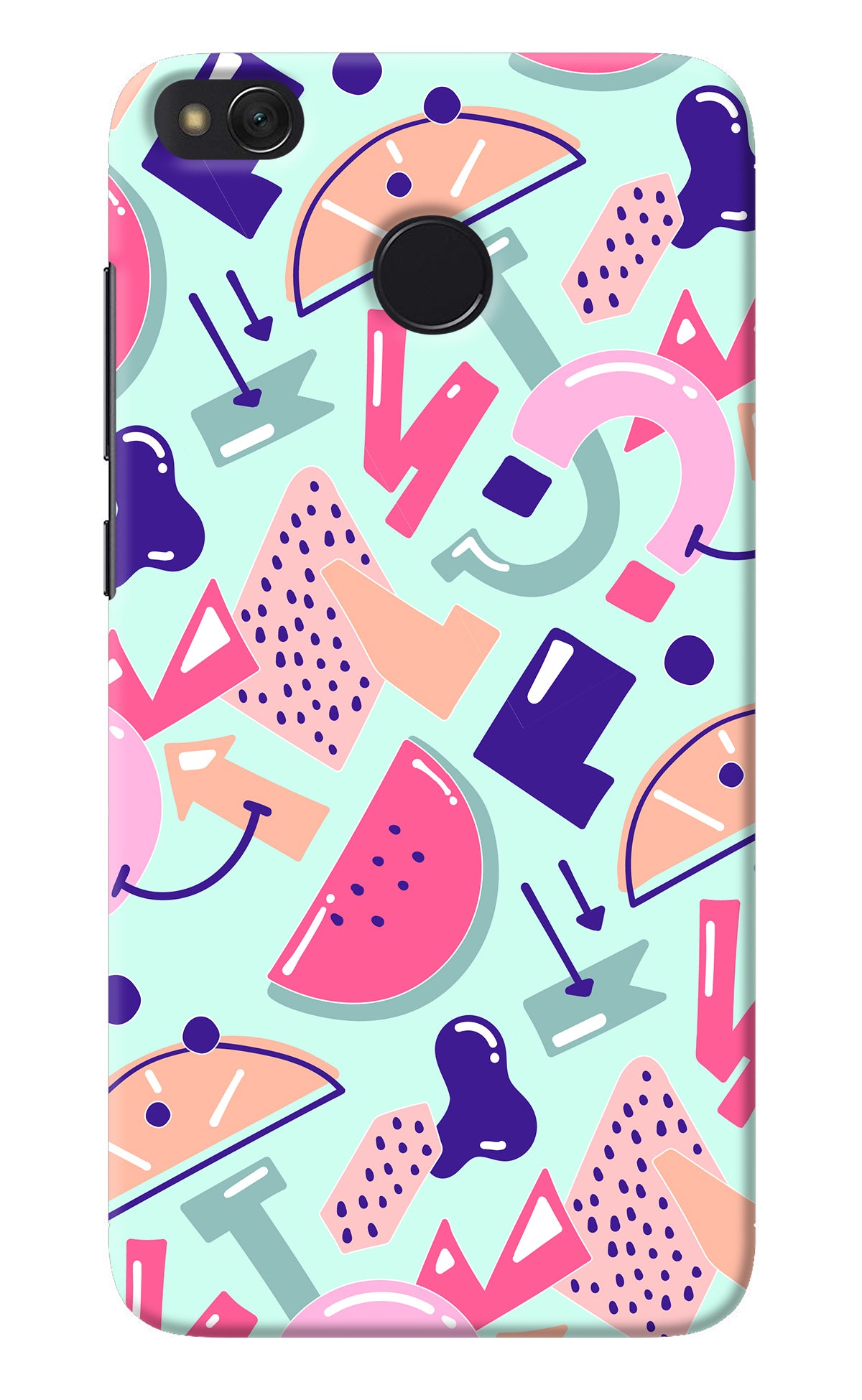 Doodle Pattern Redmi 4 Back Cover