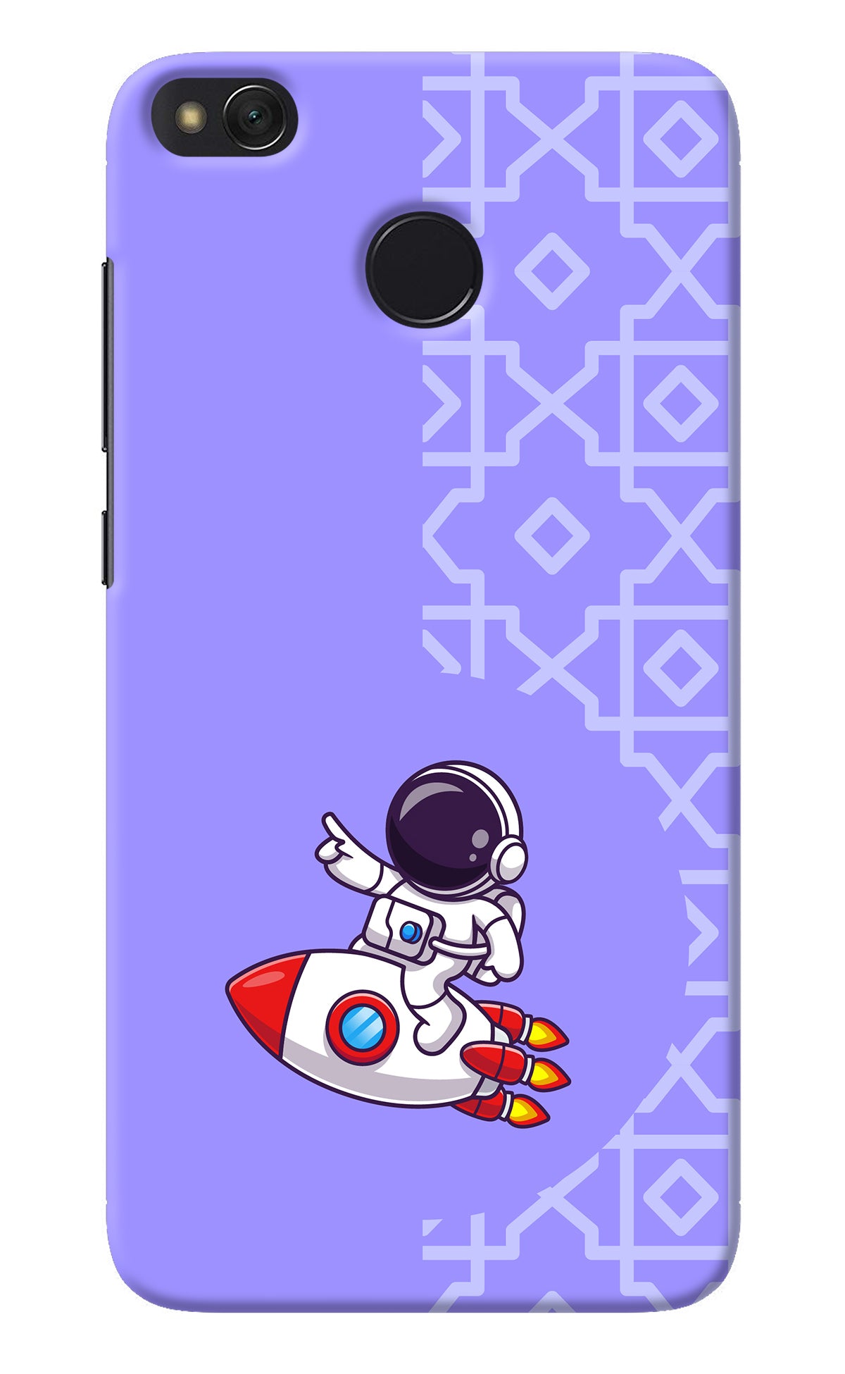 Cute Astronaut Redmi 4 Back Cover