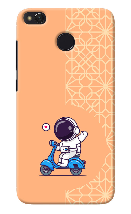 Cute Astronaut Riding Redmi 4 Back Cover