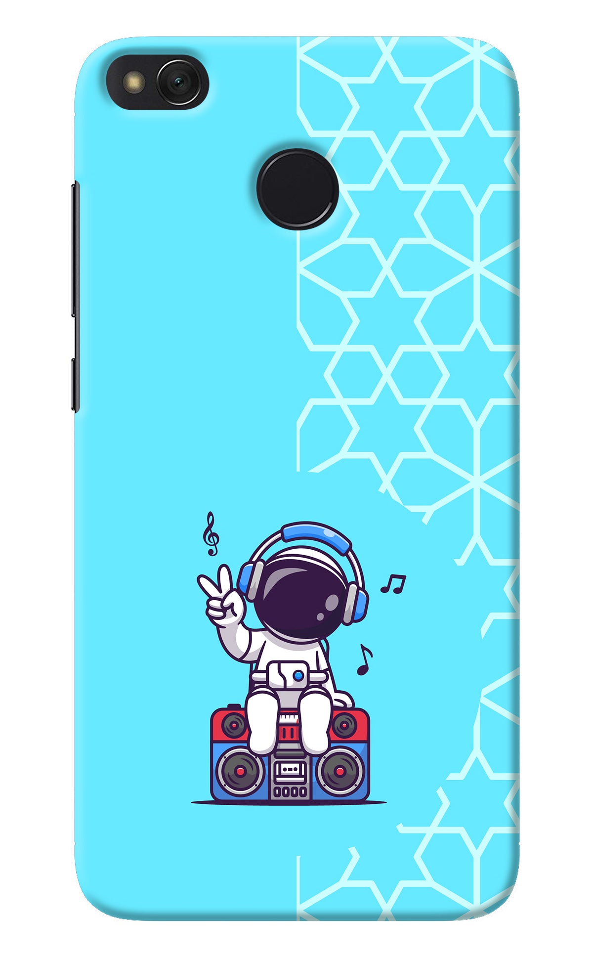 Cute Astronaut Chilling Redmi 4 Back Cover