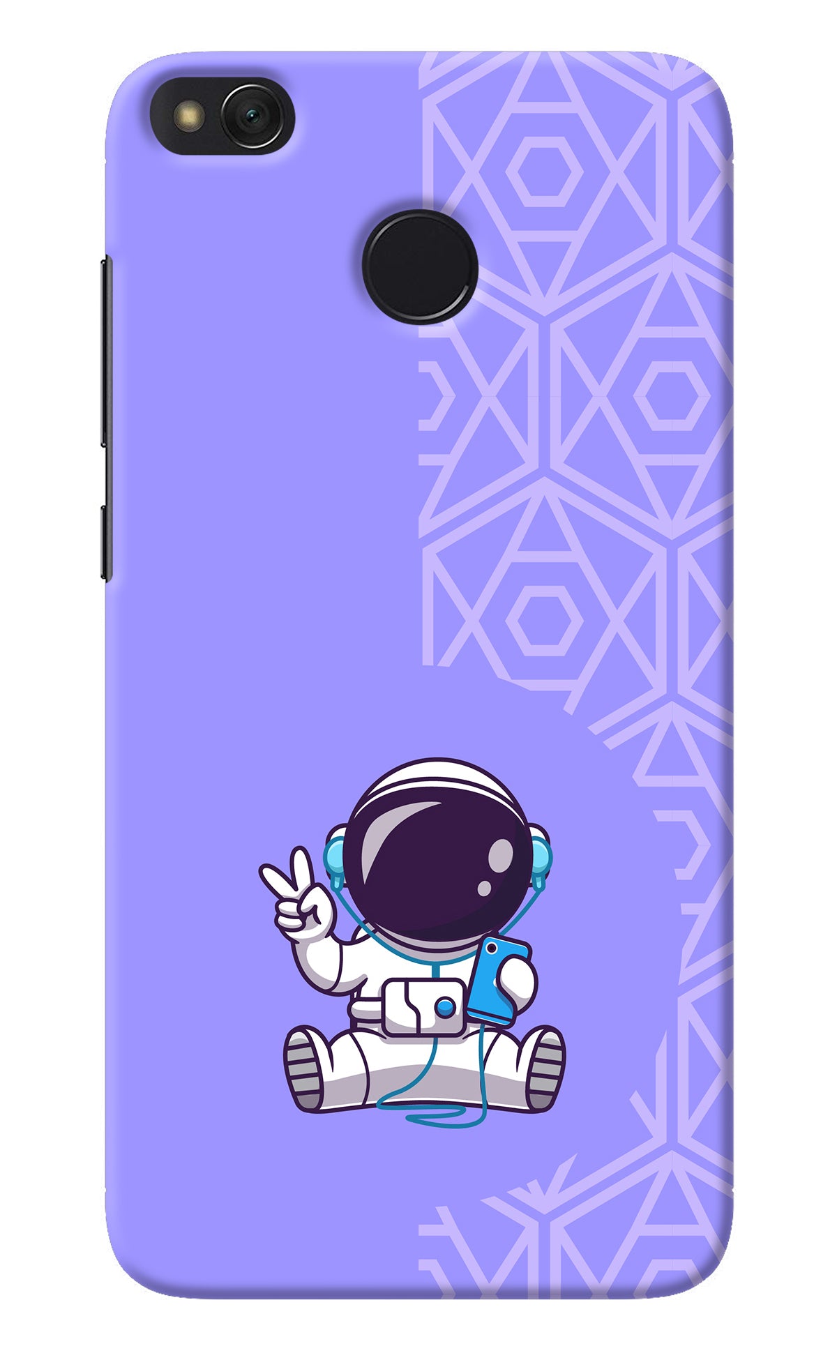 Cute Astronaut Chilling Redmi 4 Back Cover