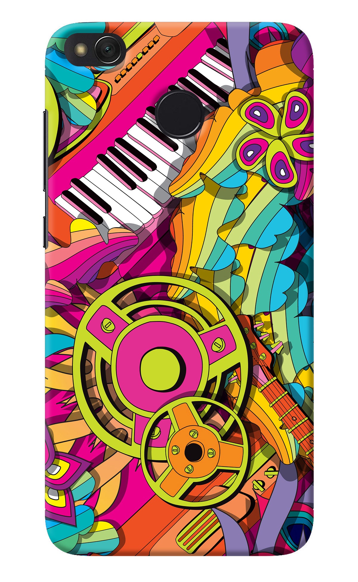 Music Doodle Redmi 4 Back Cover