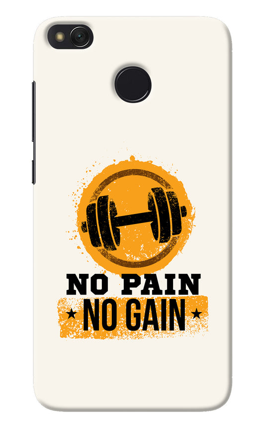 No Pain No Gain Redmi 4 Back Cover