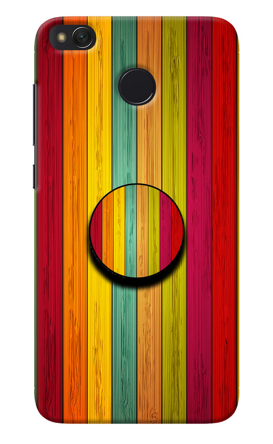 Multicolor Wooden Redmi 4 Pop Case