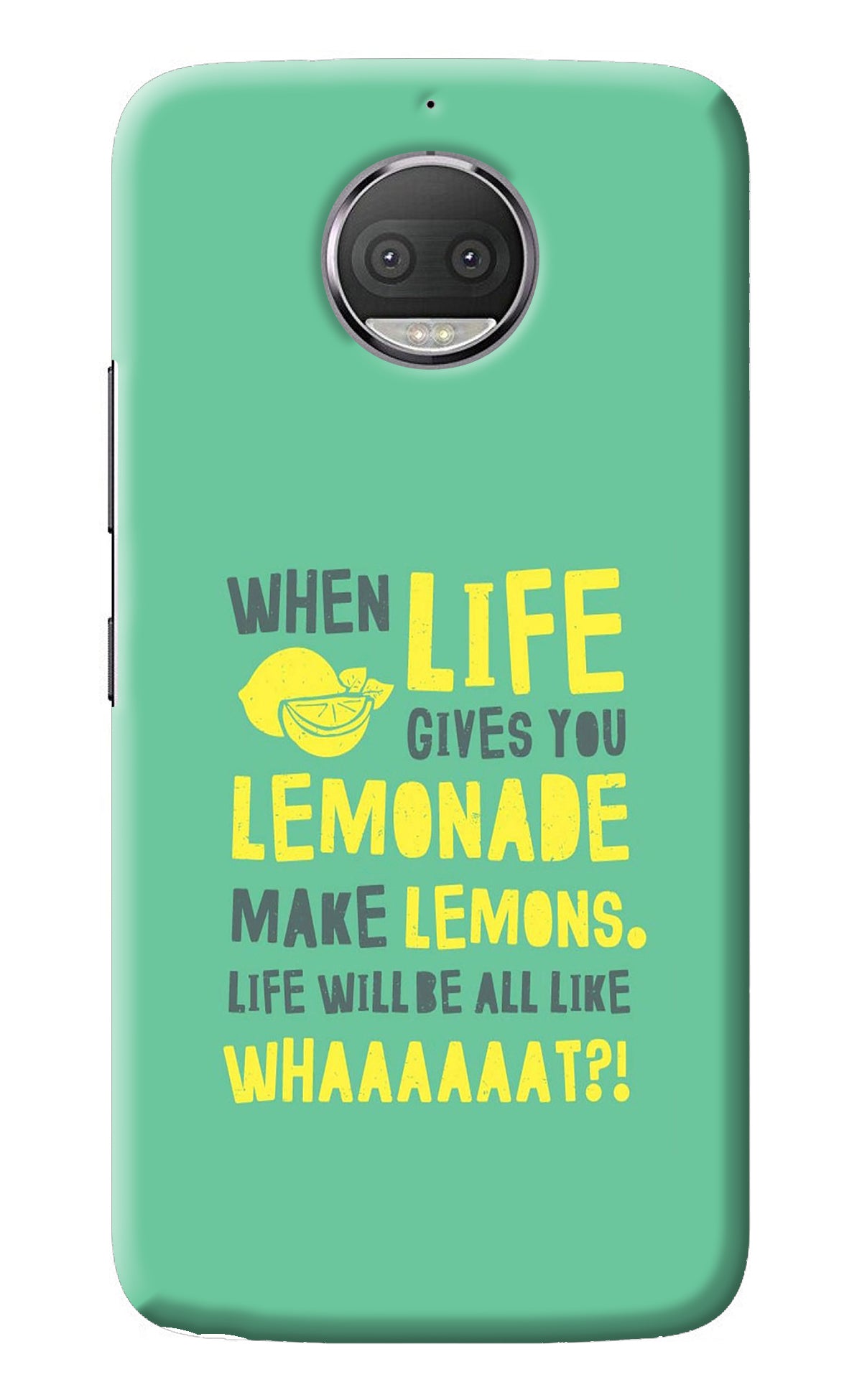 Quote Moto G5S plus Back Cover