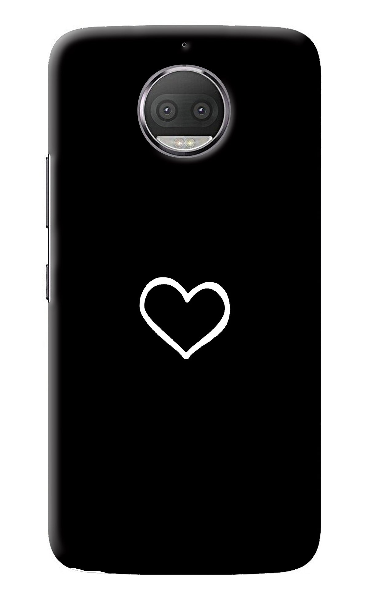 Heart Moto G5S plus Back Cover