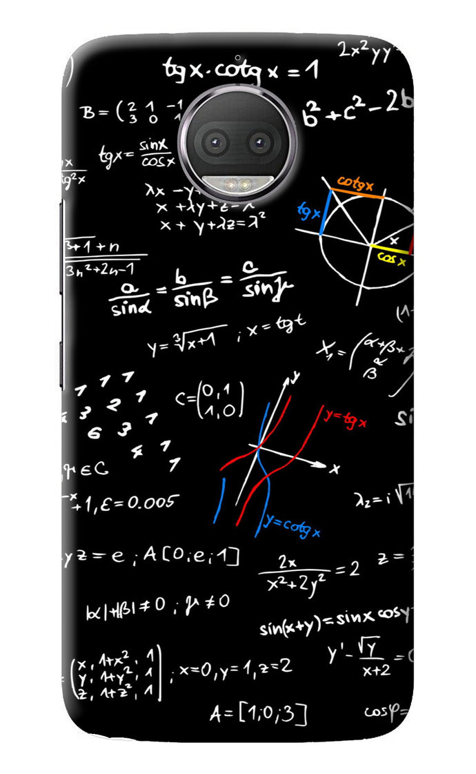 Mathematics Formula Moto G5S plus Back Cover