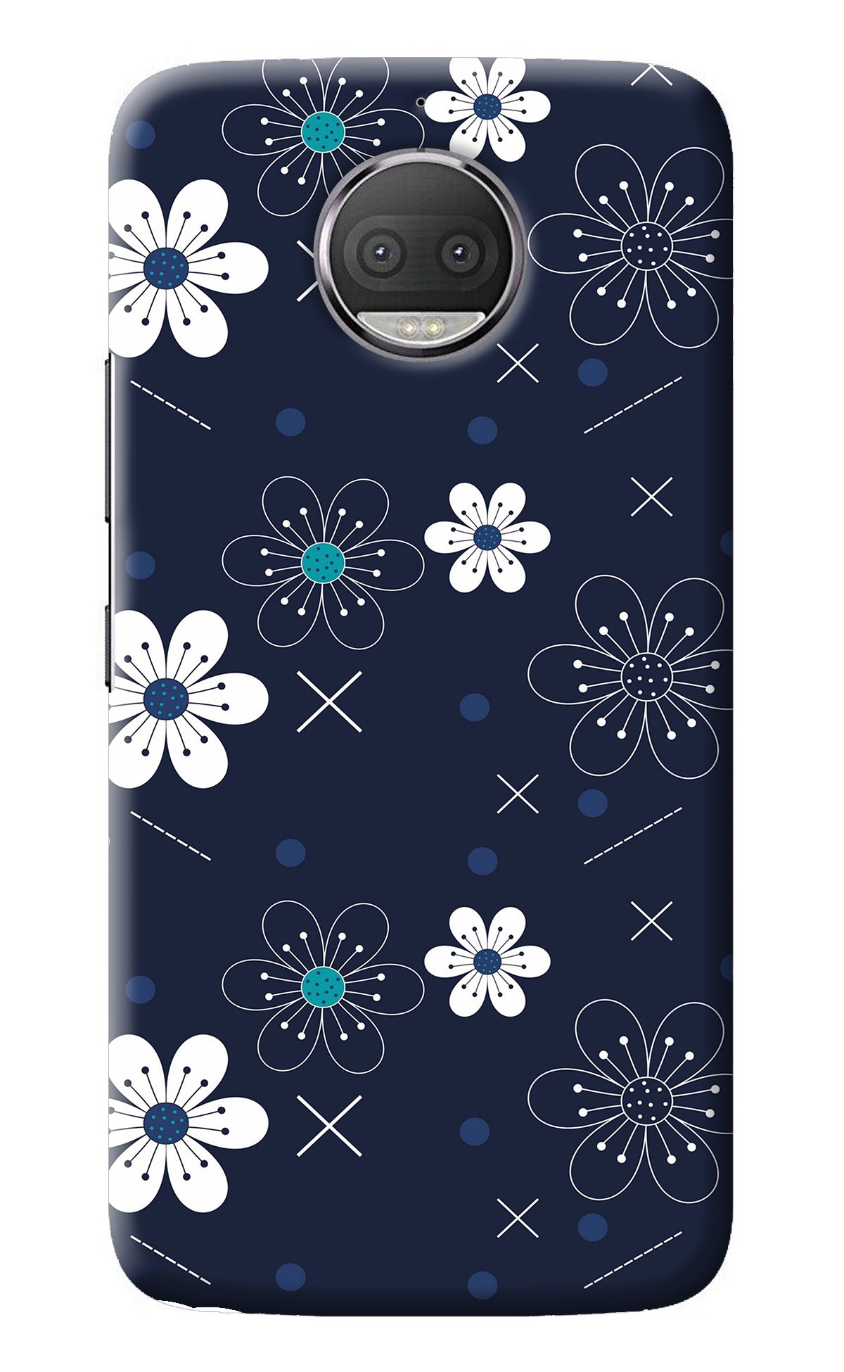 Flowers Moto G5S plus Back Cover