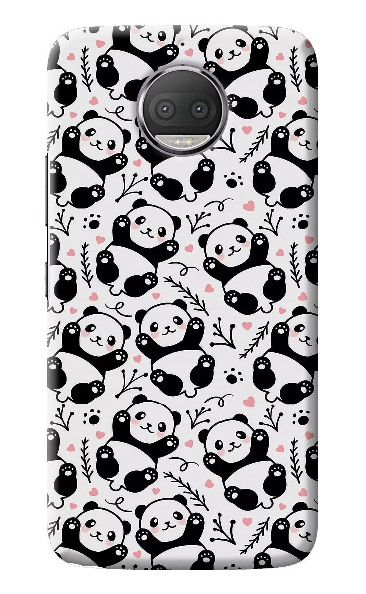 Cute Panda Moto G5S plus Back Cover