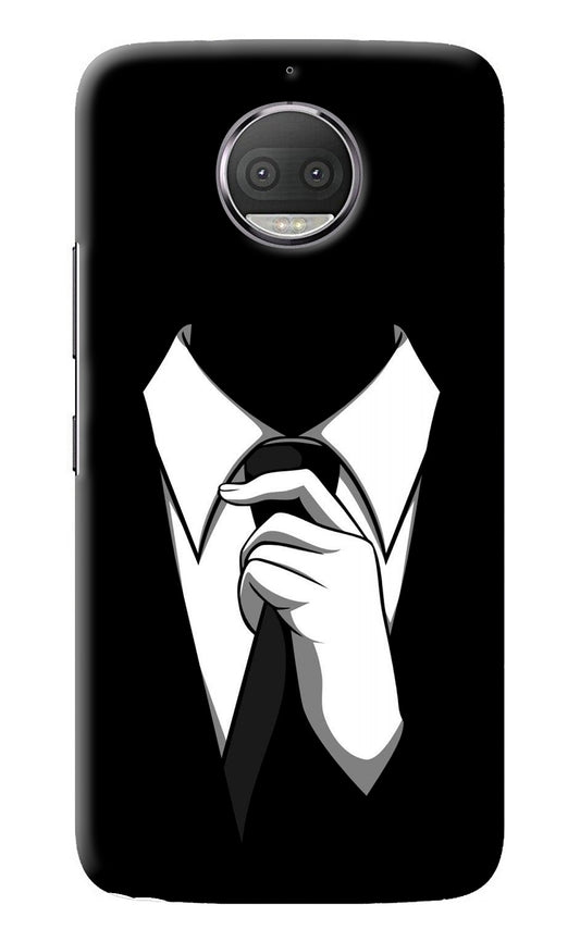 Black Tie Moto G5S plus Back Cover