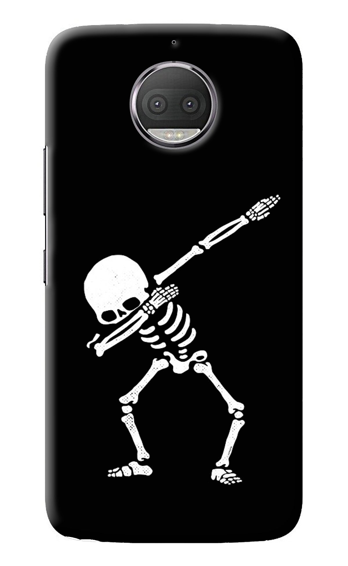 Dabbing Skeleton Art Moto G5S plus Back Cover