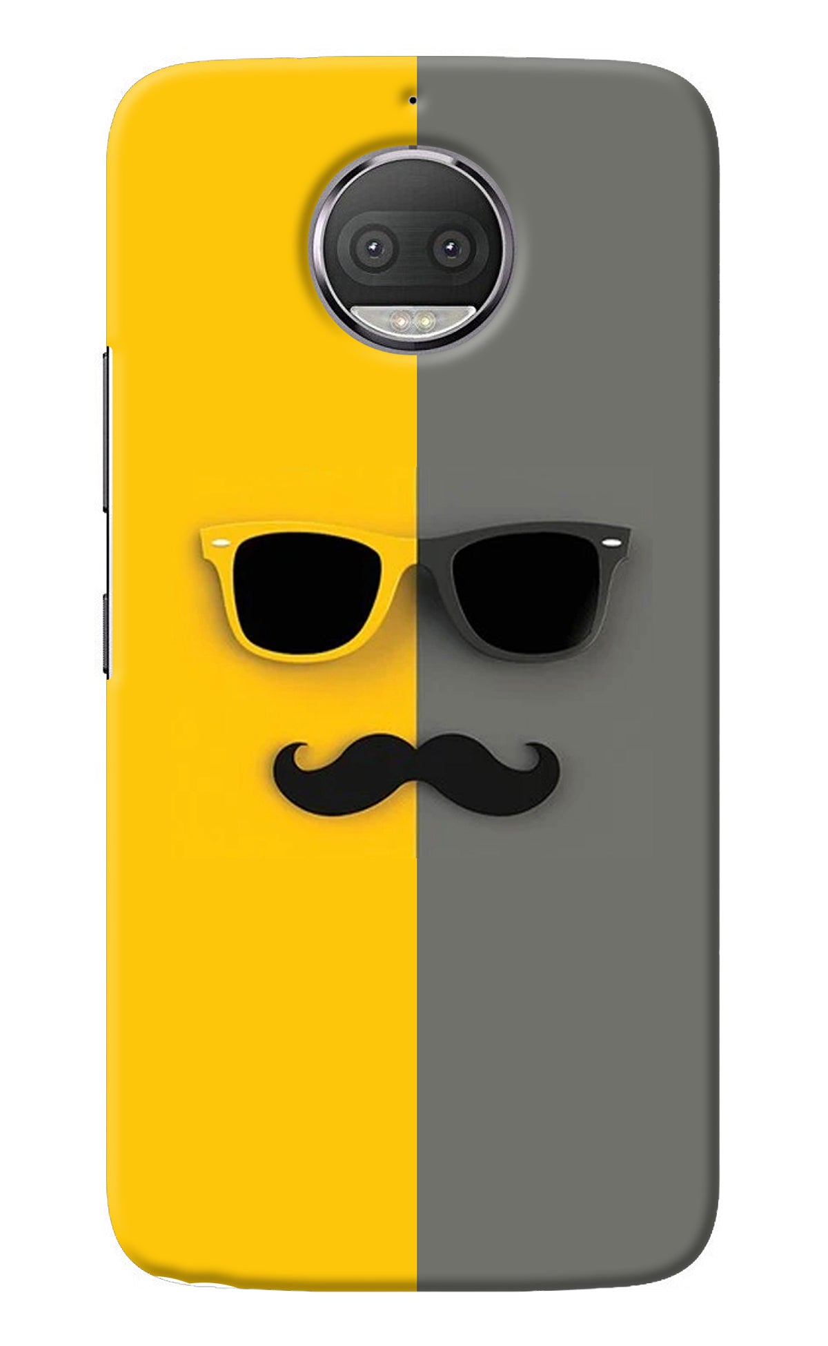 Sunglasses with Mustache Moto G5S plus Back Cover