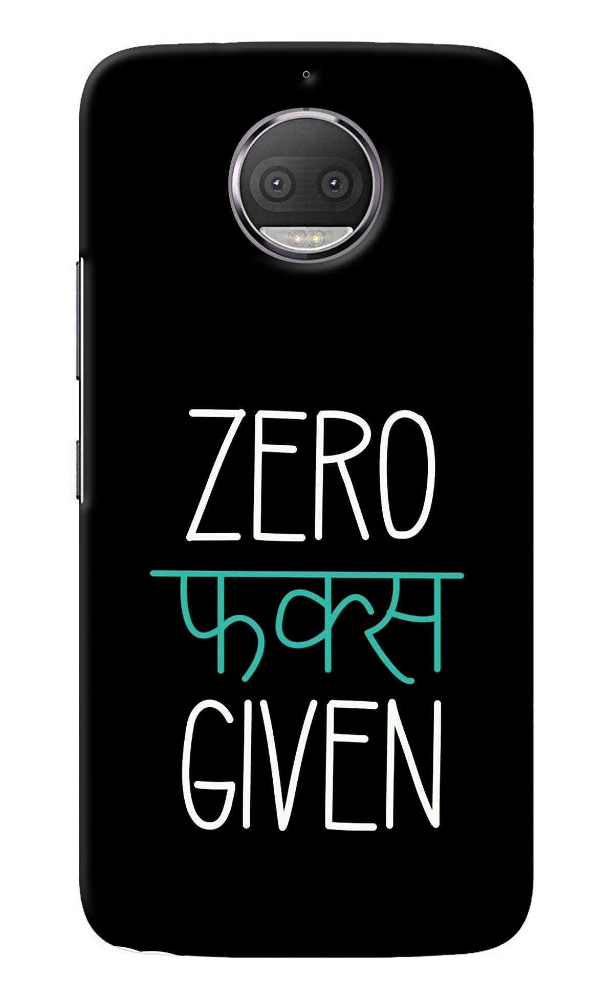 Zero Fucks Given Moto G5S plus Back Cover