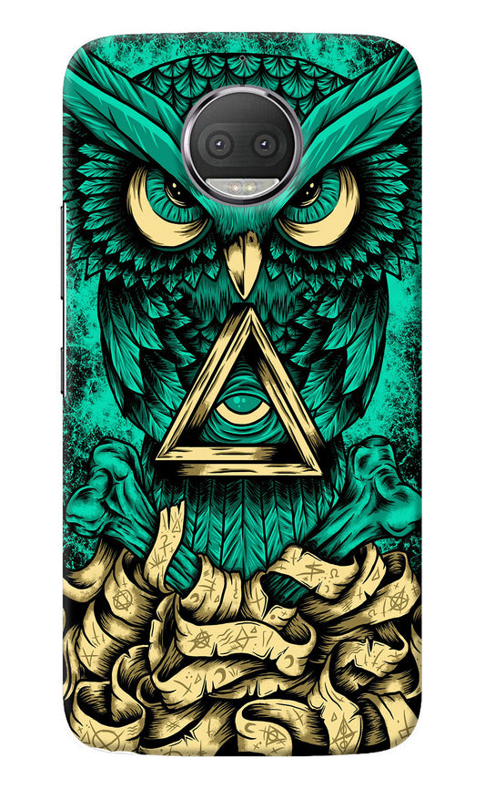 Green Owl Moto G5S plus Back Cover