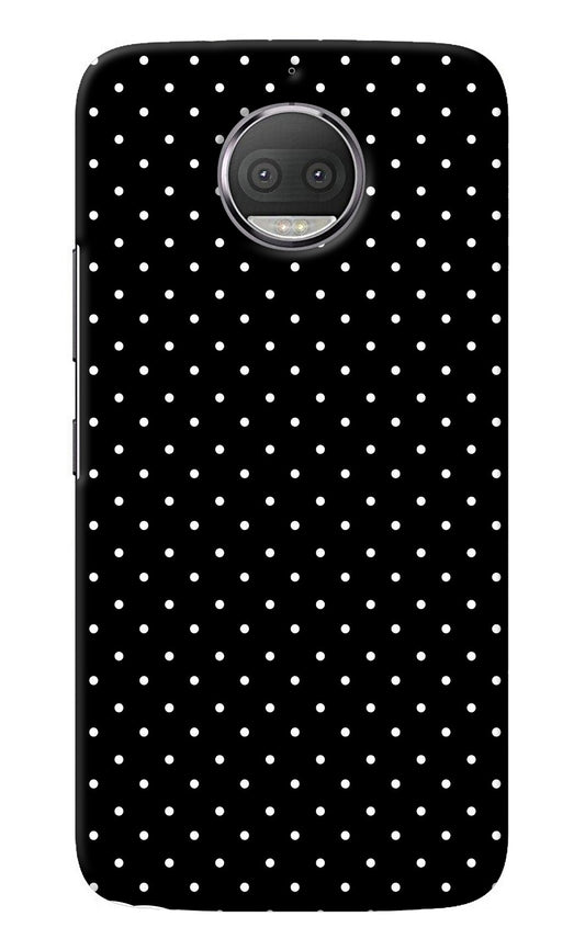 White Dots Moto G5S plus Back Cover