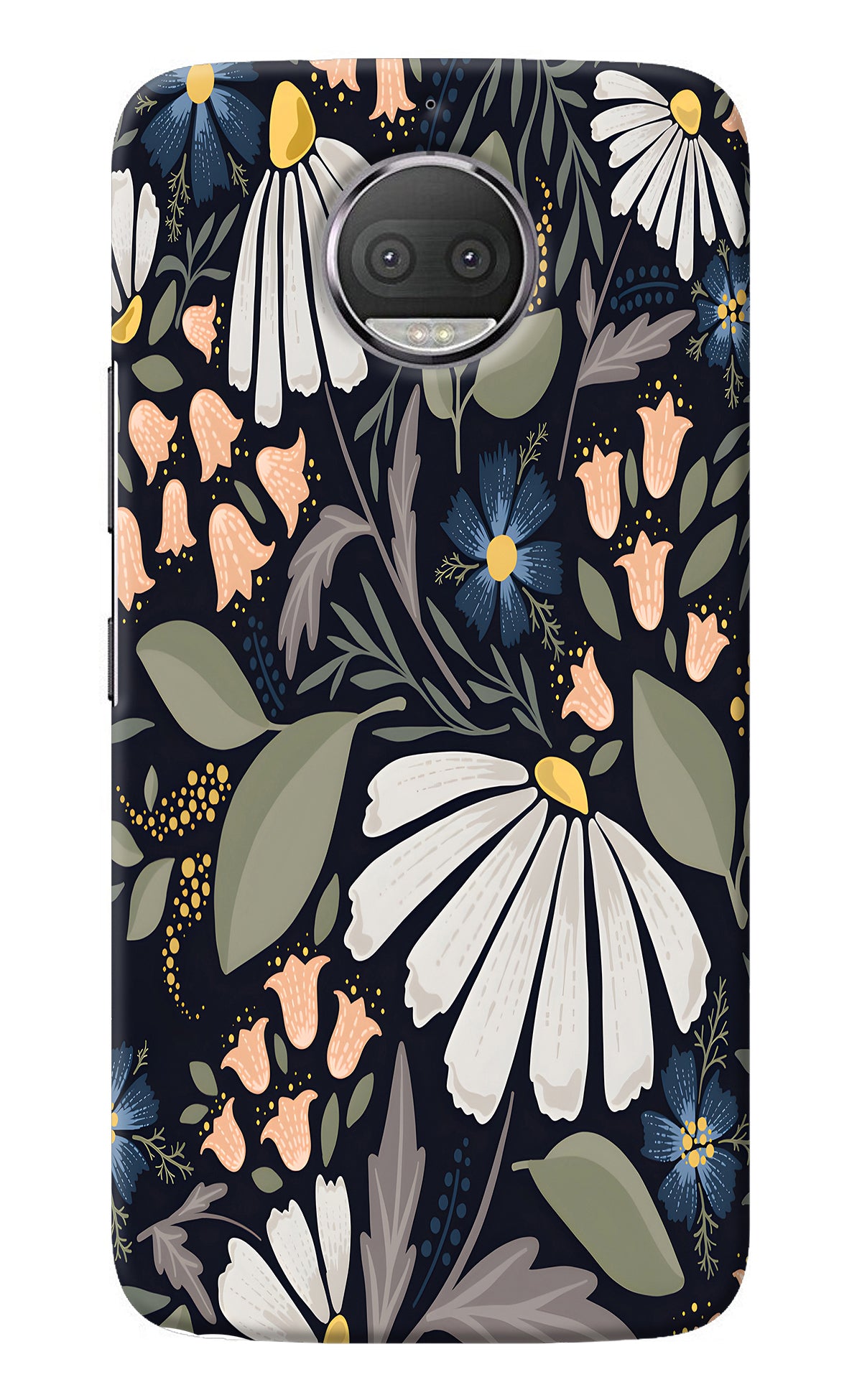 Flowers Art Moto G5S plus Back Cover