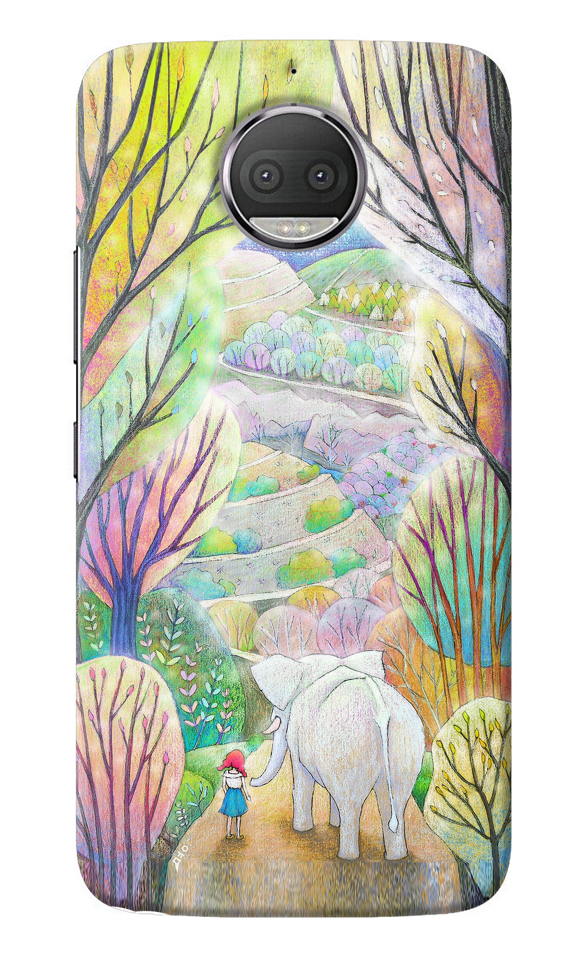 Nature Painting Moto G5S plus Back Cover