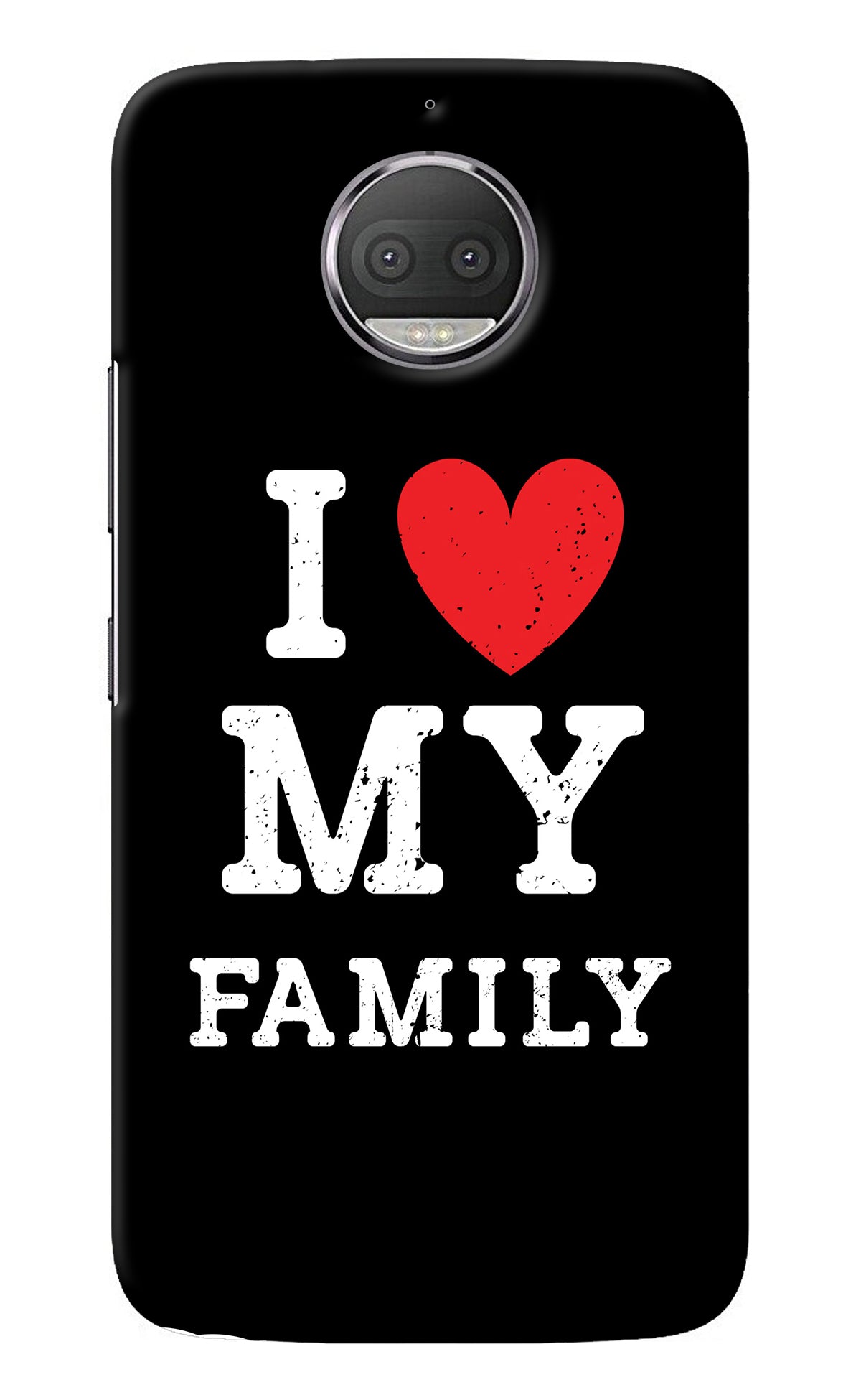 I Love My Family Moto G5S plus Back Cover