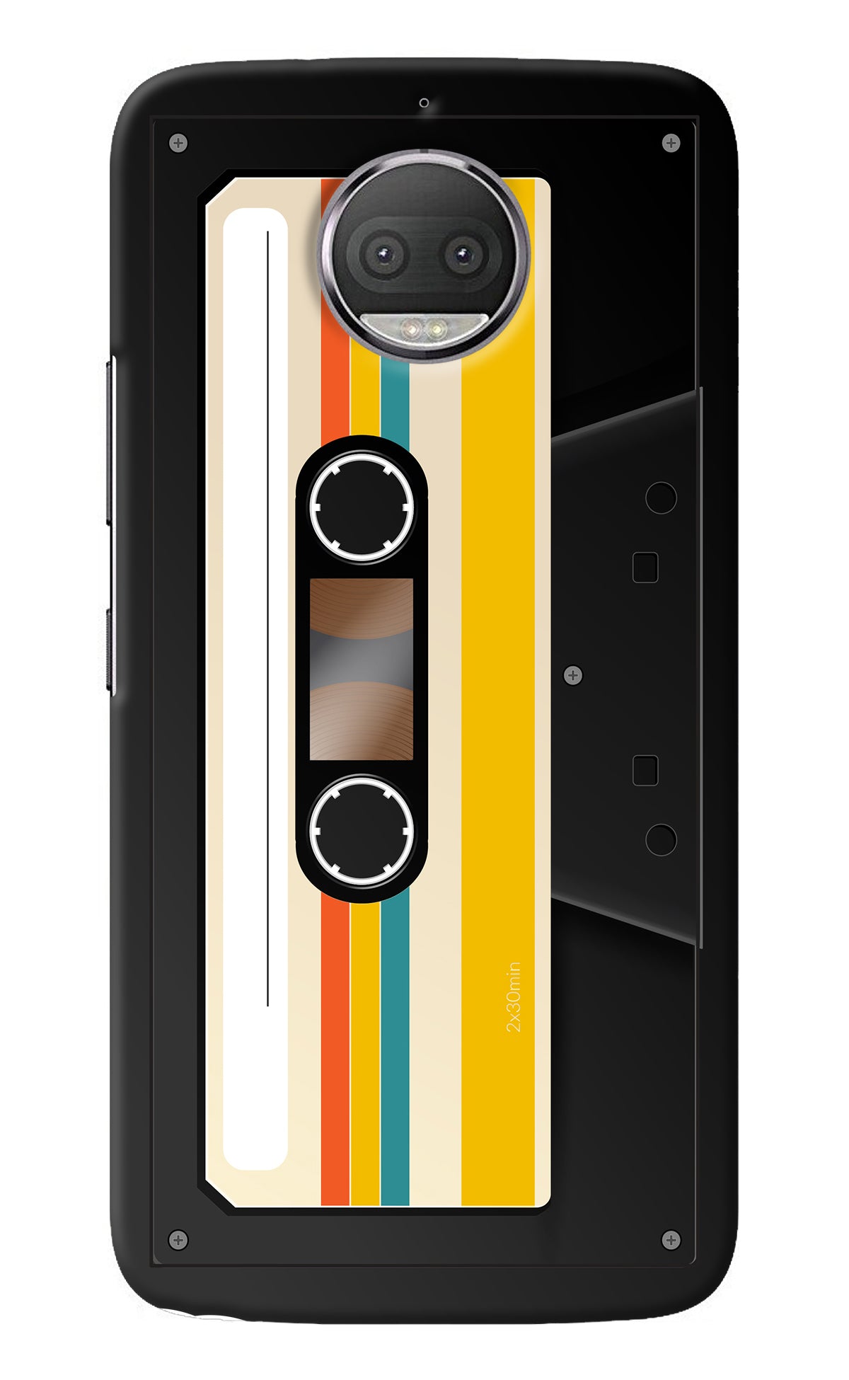 Tape Cassette Moto G5S plus Back Cover