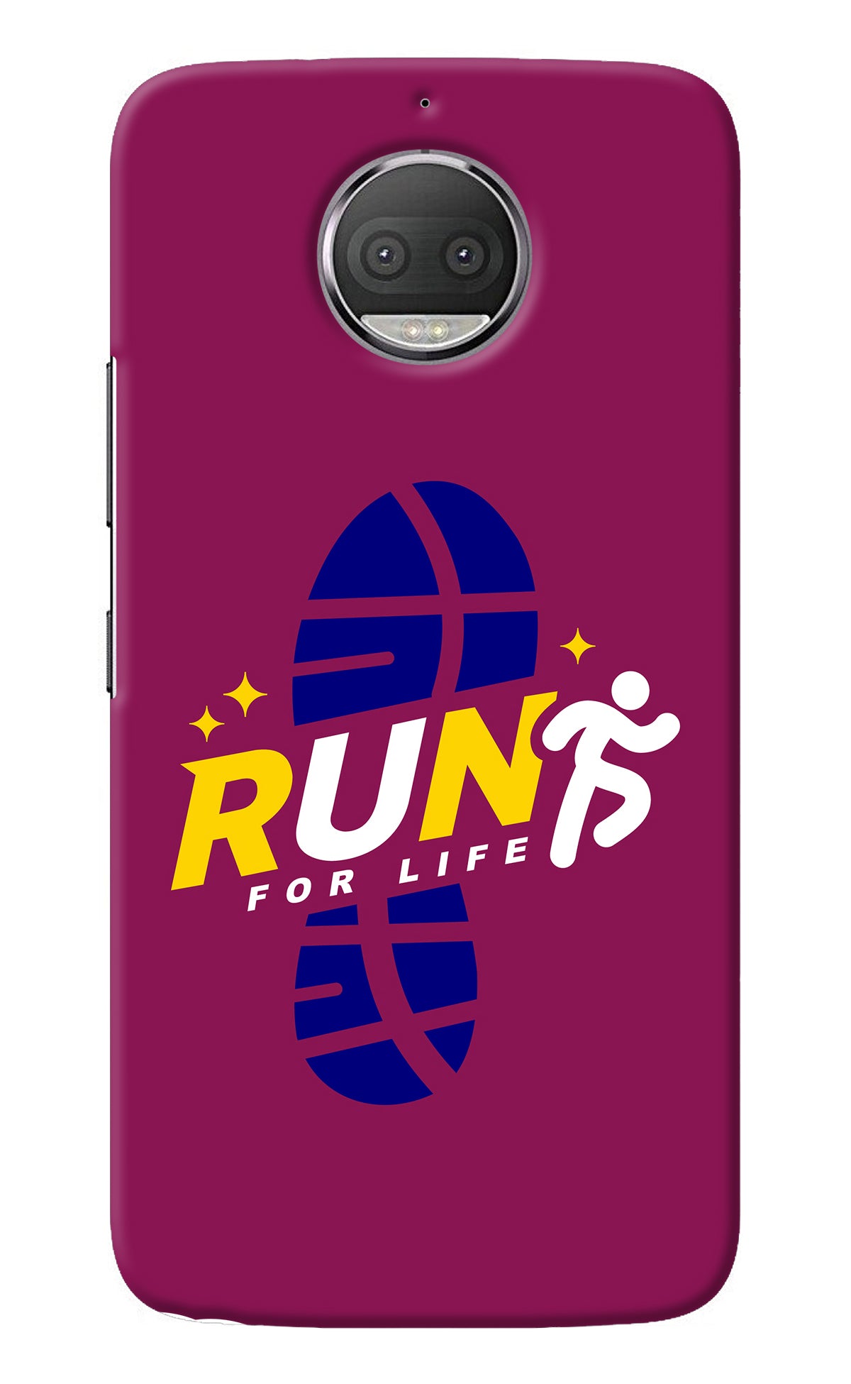 Run for Life Moto G5S plus Back Cover