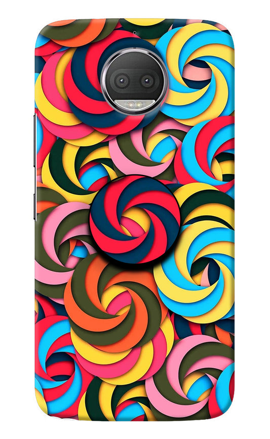 Spiral Pattern Moto G5S plus Pop Case