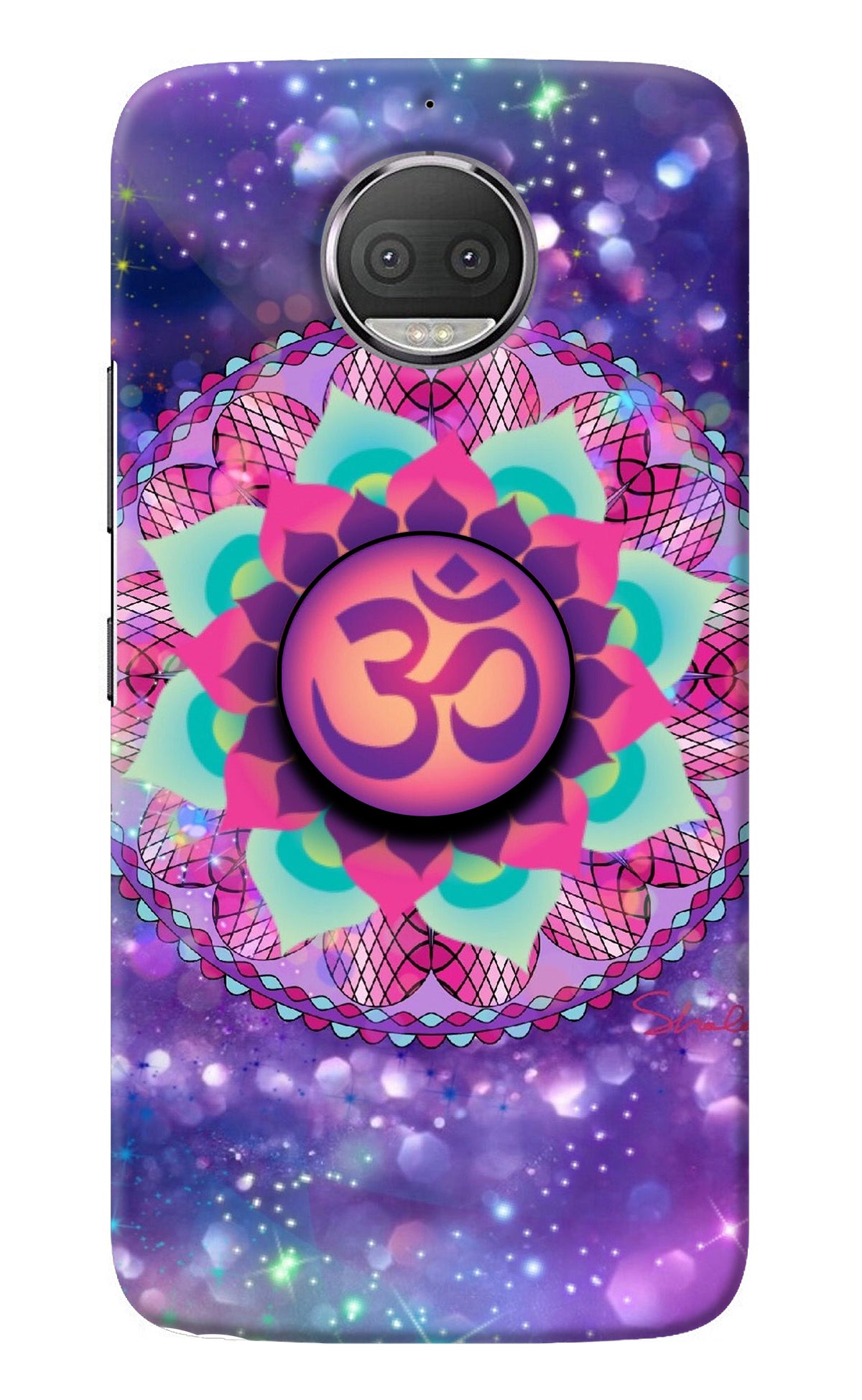 Om Purple Moto G5S plus Pop Case