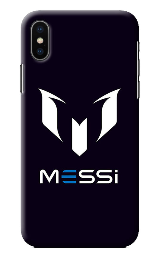 Messi Logo iPhone X Back Cover