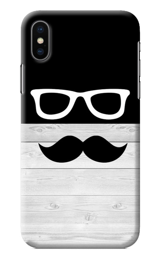 Mustache iPhone X Back Cover