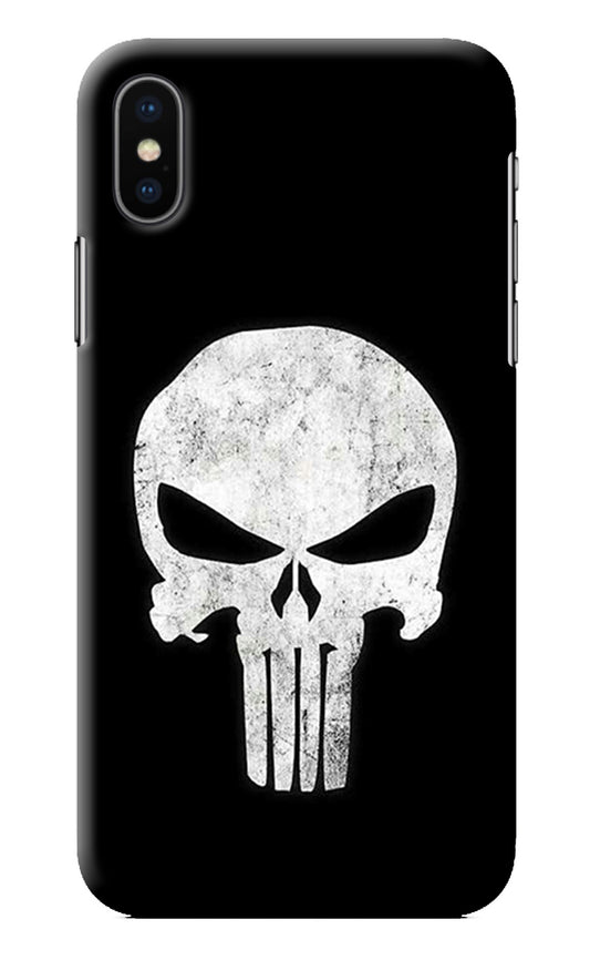 Punisher Skull iPhone X Back Cover