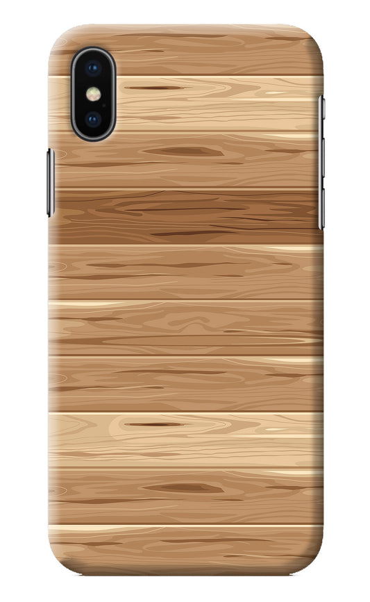 Wooden Vector iPhone X Back Cover