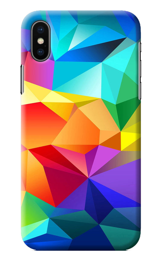 Abstract Pattern iPhone X Back Cover