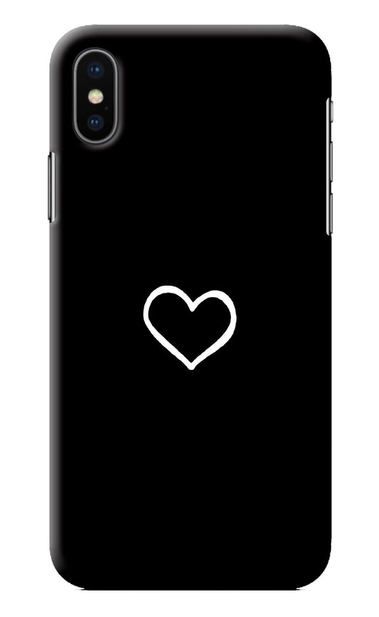 Heart iPhone X Back Cover