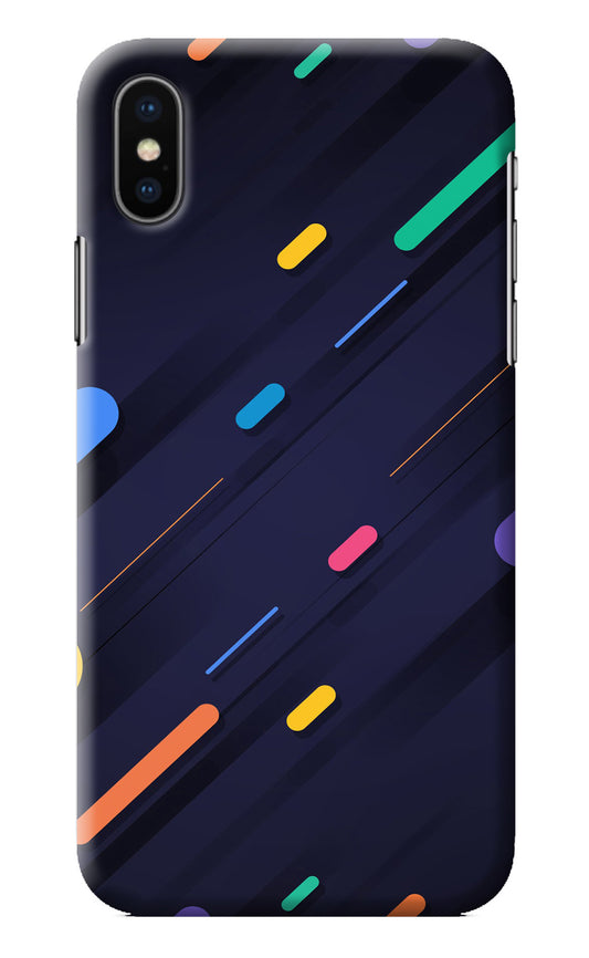 Abstract Design iPhone X Back Cover