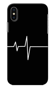 Heart Beats iPhone X Back Cover