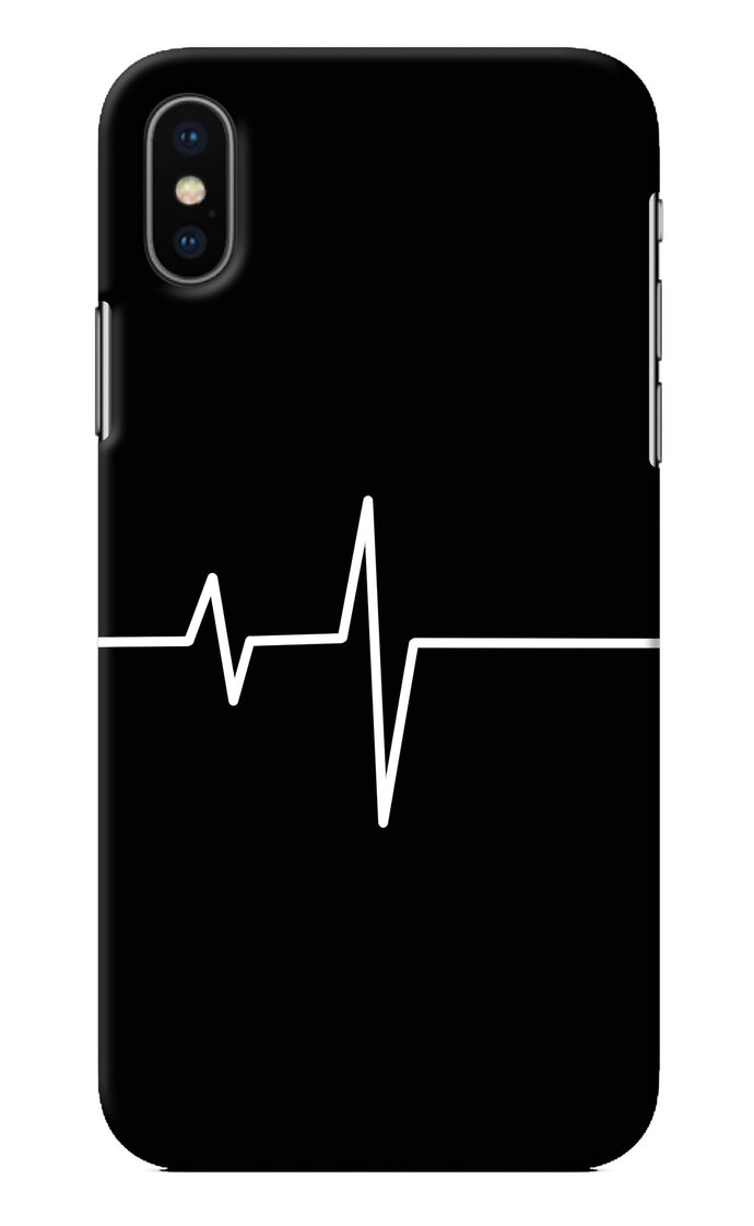 Heart Beats iPhone X Back Cover