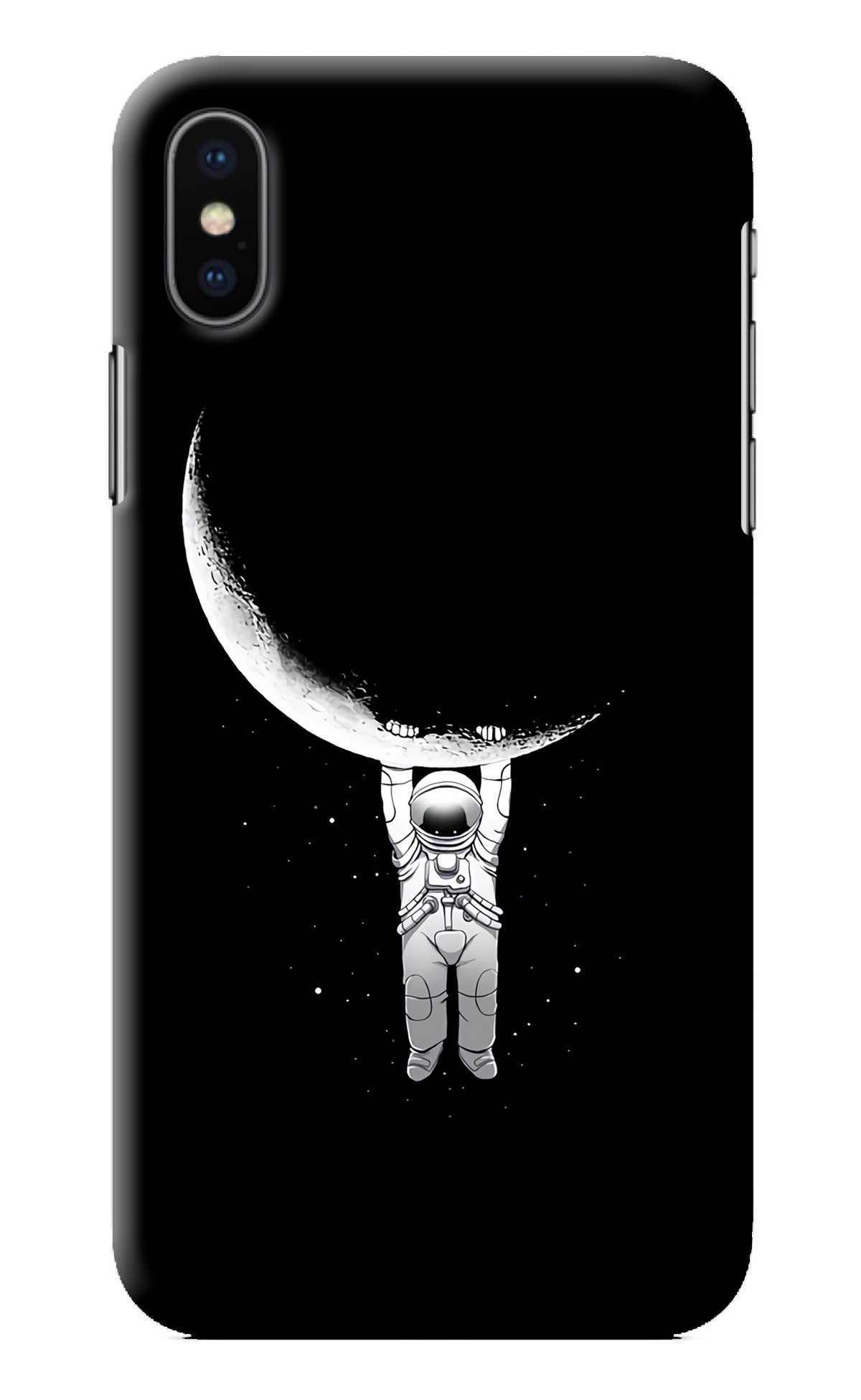 Moon Space iPhone X Back Cover