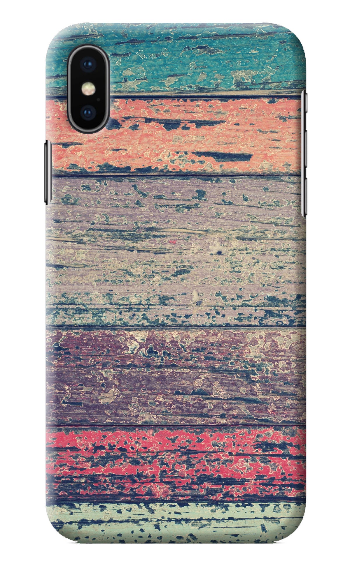 Colourful Wall iPhone X Back Cover