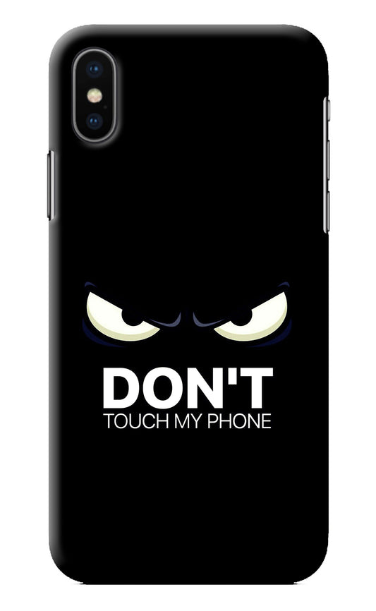 Don'T Touch My Phone iPhone X Back Cover