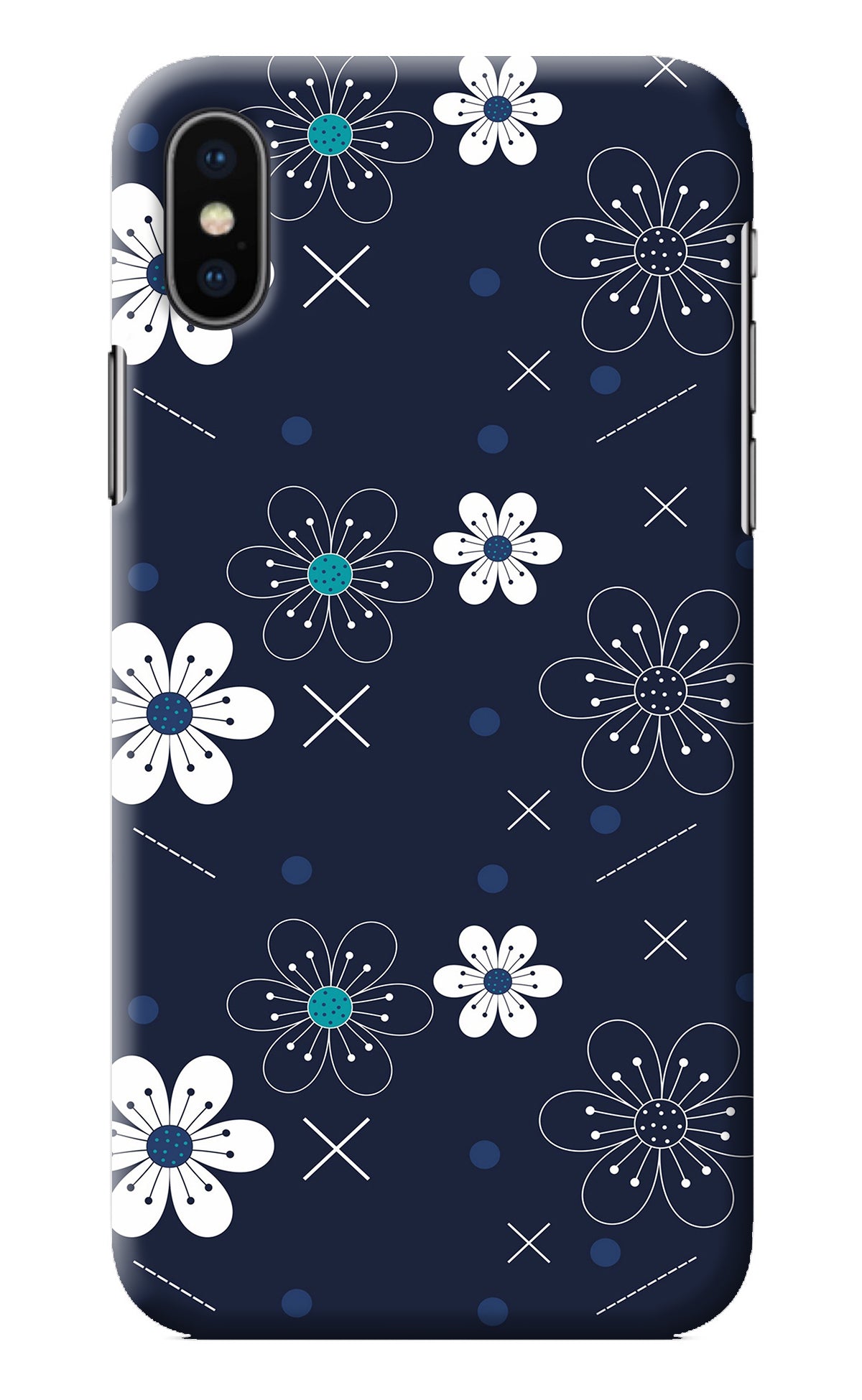 Flowers iPhone X Back Cover