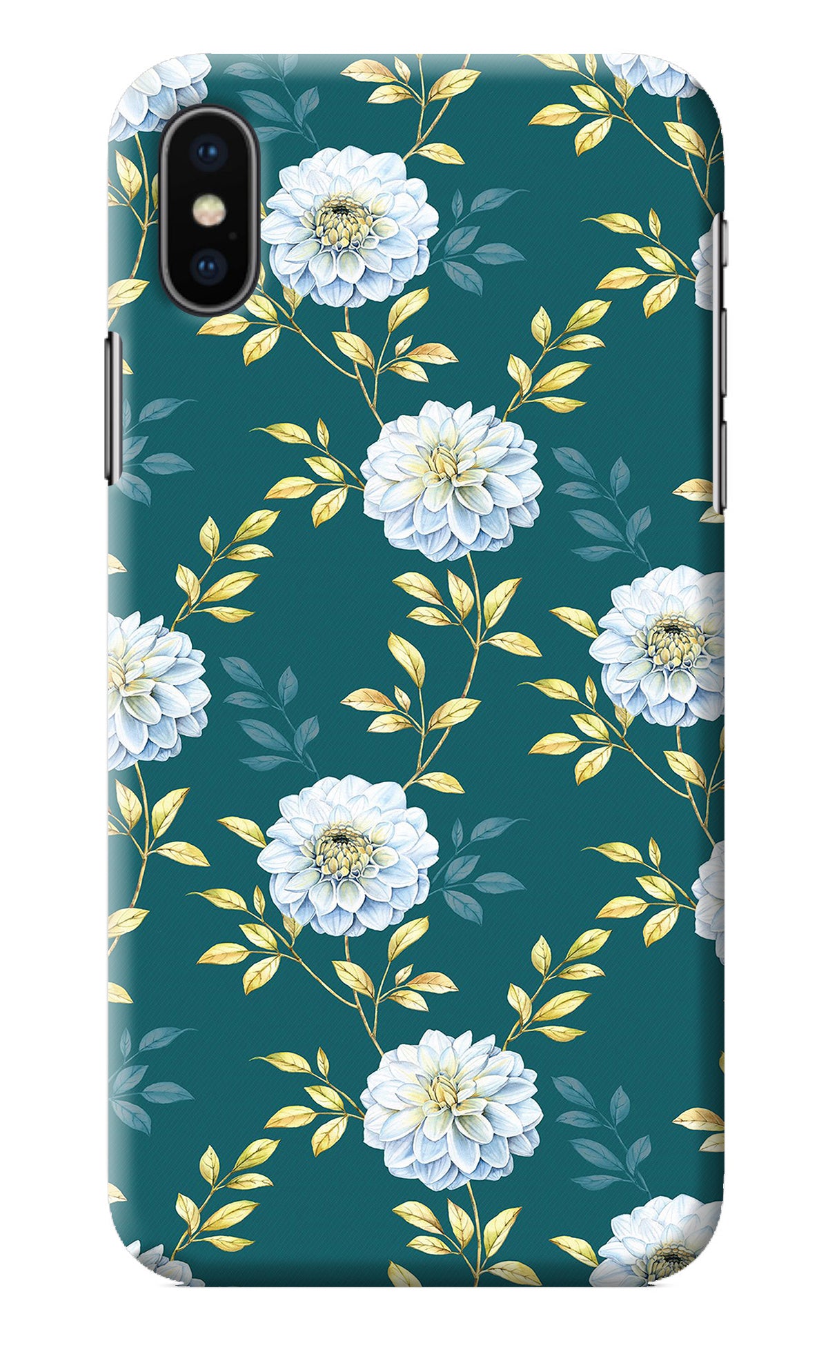 Flowers iPhone X Back Cover