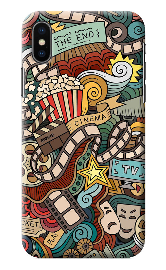 Cinema Abstract iPhone X Back Cover