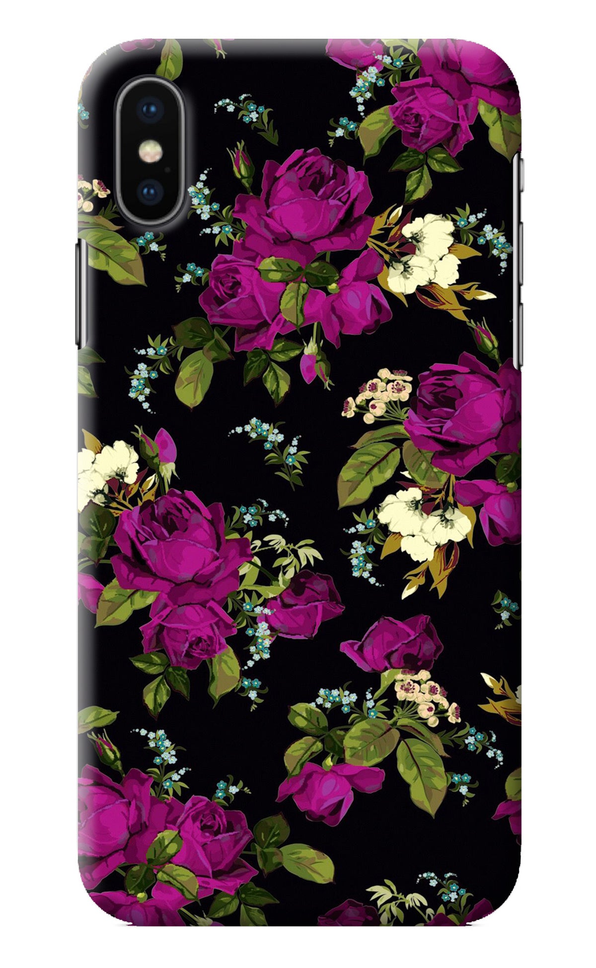 Flowers iPhone X Back Cover