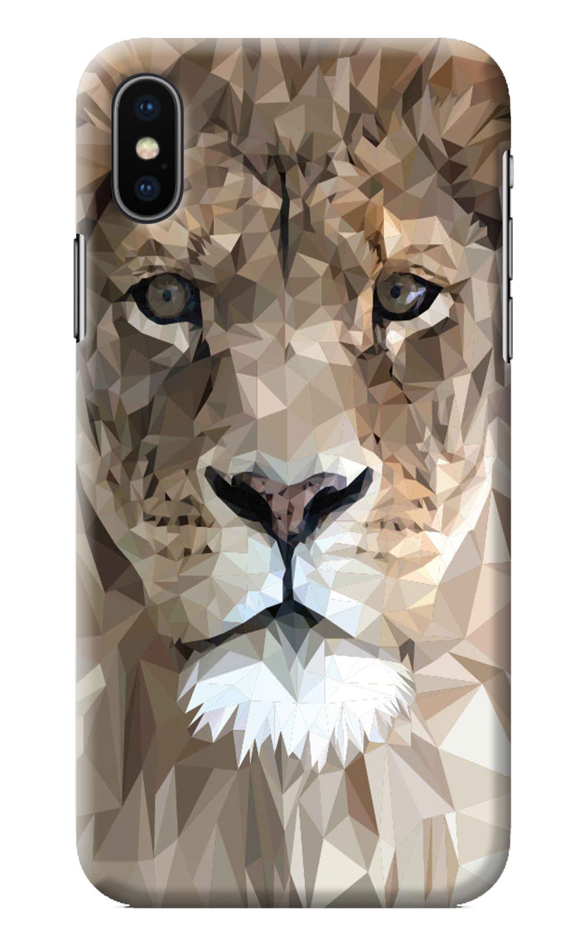 Lion Art iPhone X Back Cover