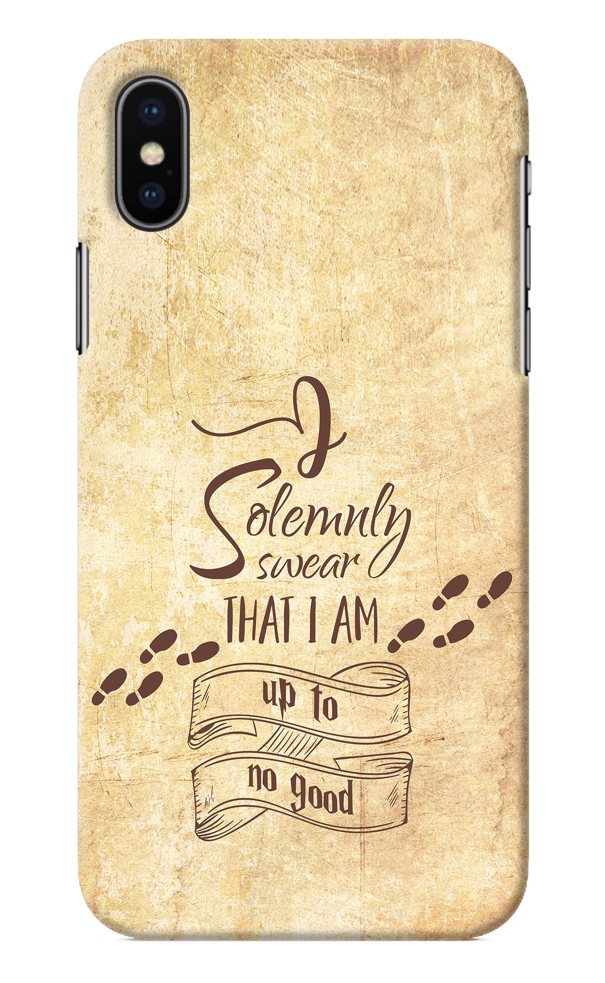 I Solemnly swear that i up to no good iPhone X Back Cover